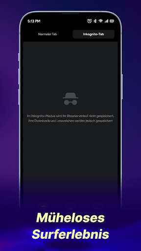 Privater Browser Sicher Screenshot