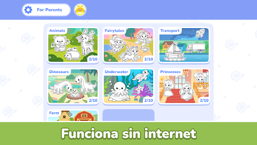 Captura de pantalla de Bumi Lumi: Colorear Bebés 2-4