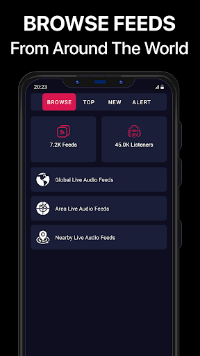 Captura de pantalla de Police Scanner Pro - App