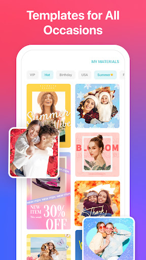 Captura de pantalla de PhotoGrid: Video Collage Maker