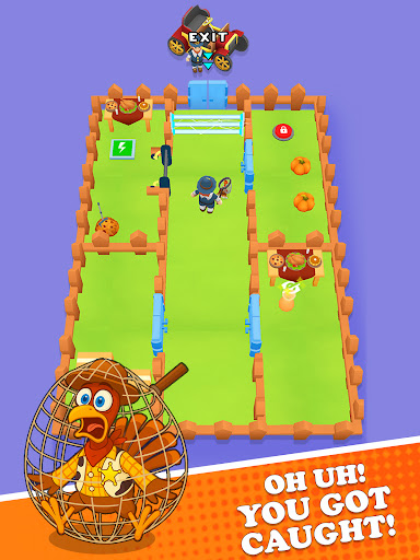 Captura de pantalla de Turkey Escape: Farm Breakout!