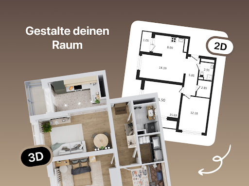 Raumplaner: Haus einrichten 3D Screenshot