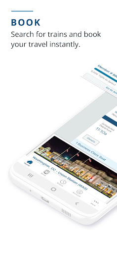 Captura de pantalla de Amtrak