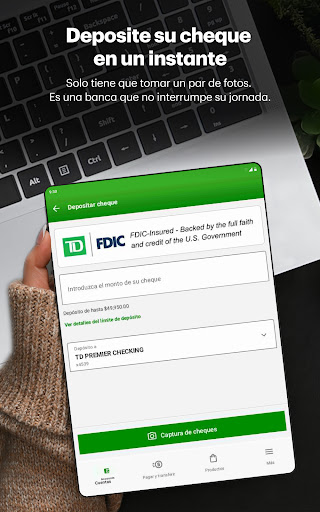 Captura de pantalla de TD Bank (EE. UU.)