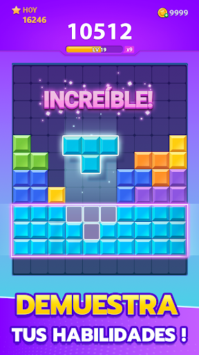 Captura de pantalla de Block Crush・Puzzle de Bloques