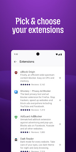 Firefox Fast & Private Browser screenshot