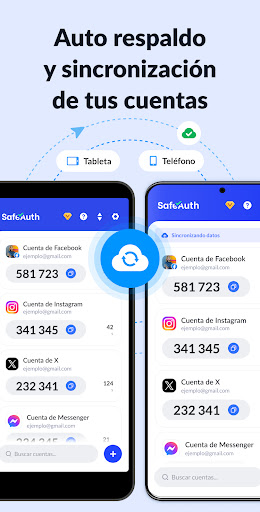 Captura de pantalla de App Autenticador - SafeAuth