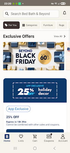 Bed Bath & Beyond screenshot