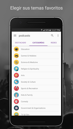 Captura de pantalla de Podcast Radio Música- Castbox