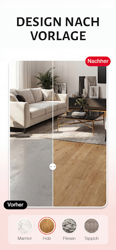 SnapHome: AI Wohnungsdesign Screenshot