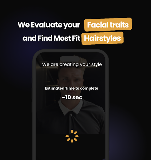 Captura de pantalla de Men's Hair Cuts & Hairstyles