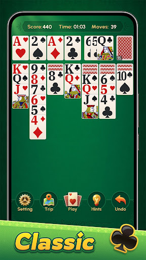 Captura de pantalla de Classic Solitaire: Regal Card