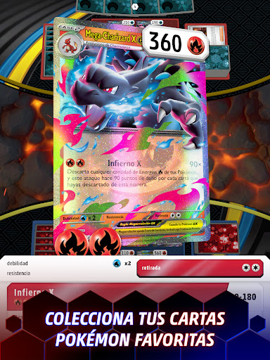 Captura de pantalla de JCC Pokémon Live