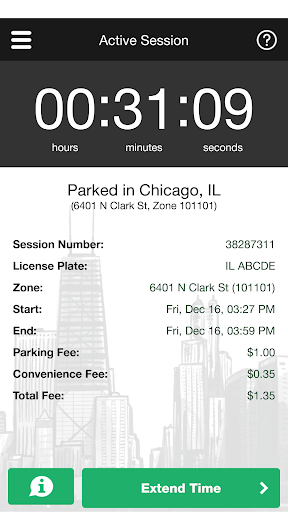 Captura de pantalla de ParkChicago®