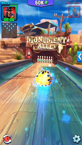 Captura de pantalla de Bowling Crew — boliche en 3D