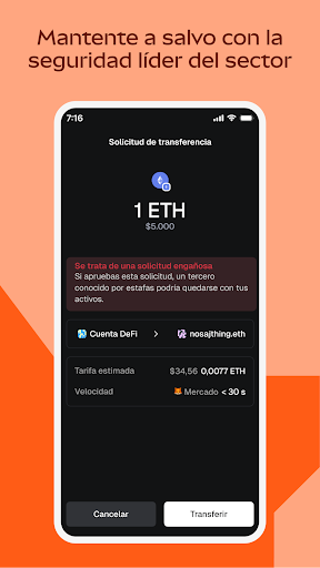 Captura de pantalla de MetaMask - Billetera de cripto