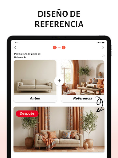 Captura de pantalla de SnapHome: Presupuesto Estimado