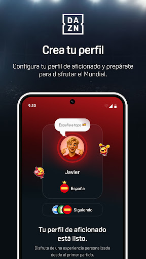 Captura de pantalla de DAZN - Deportes en Directo