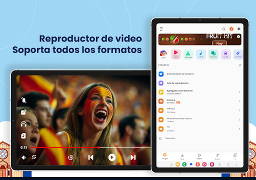 Captura de pantalla de reproductor de vídeo Full HD