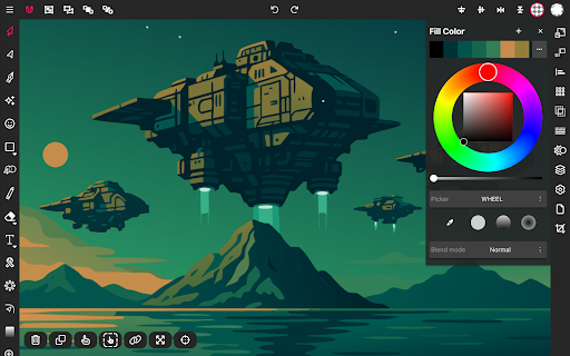 Vector Ink: SVG, Illustrator screenshot
