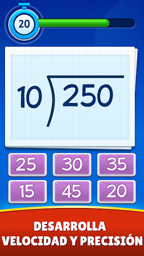 Captura de pantalla de Juegos de Matemáticas español