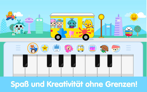 Klaviermusikspiele für Kinder Screenshot