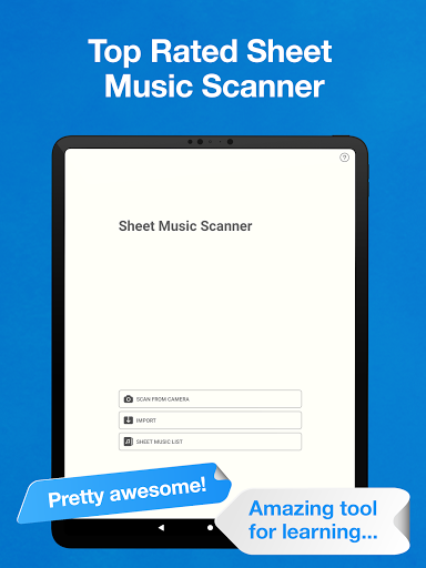 Sheet Music Scanner & Reader screenshot