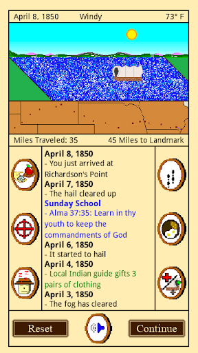 Captura de pantalla de Mormon Trail