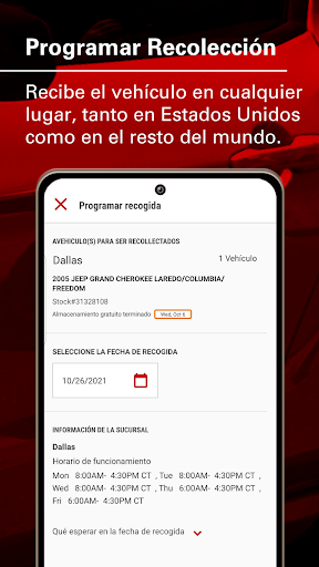 Captura de pantalla de IAA Buyer Salvage Auctions