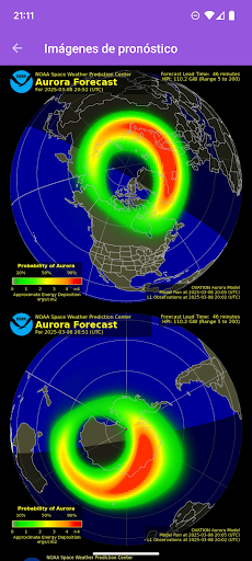Captura de pantalla de My Aurora Forecast Pro