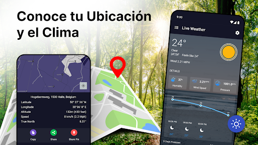 Captura de pantalla de App Brújula - Brújula precisa