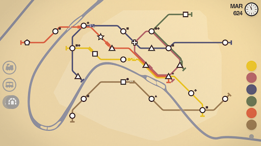 Captura de pantalla de Mini Metro