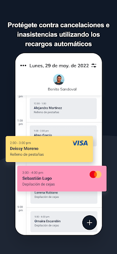 Captura de pantalla de Fresha para negocios