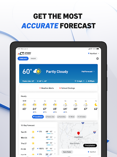 Captura de pantalla de NBC Connecticut News & Weather