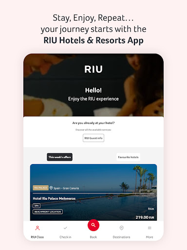 RIU Hotels & Resorts screenshot