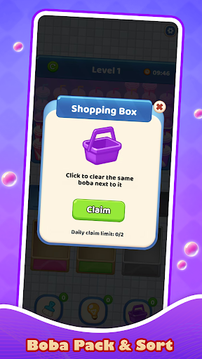 Boba Pack & Sort Screenshot