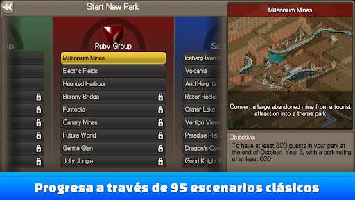 Captura de pantalla de RollerCoaster Tycoon® Classic