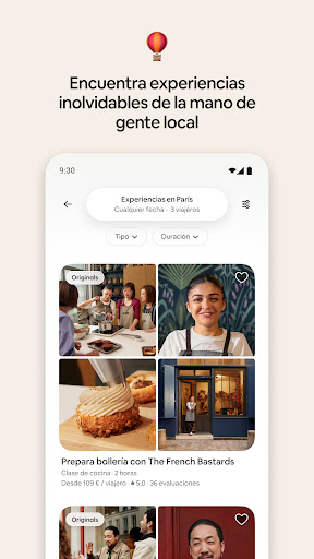 Captura de pantalla de Airbnb