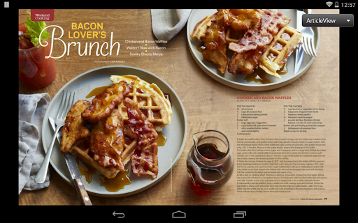 Captura de pantalla de NOOK