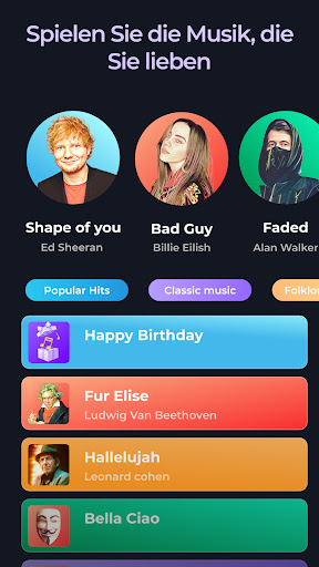 Piano - music & songs games Screenshot