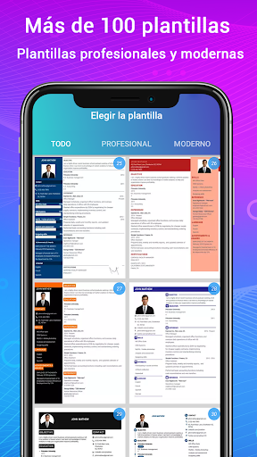 Captura de pantalla de Currículum vítae Crear CV PDF
