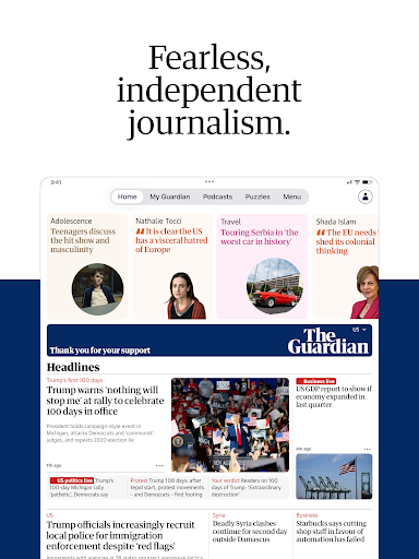 The Guardian - US & World News screenshot