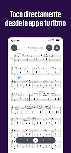 Captura de pantalla de MuseScore－Partituras y Acordes