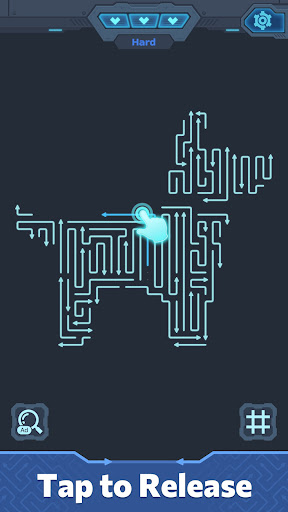 Captura de pantalla de Neon Lines: Tap & Clear