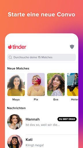 Tinder Dating App: Date & Chat Screenshot