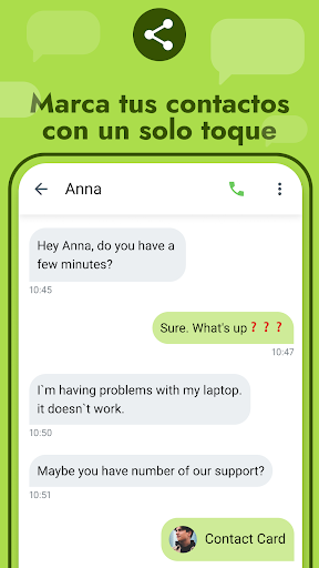 Captura de pantalla de Mensajes - App de mensajería