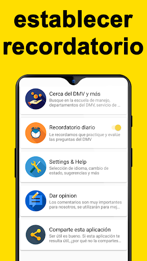 Captura de pantalla de DMV : práctica, examen