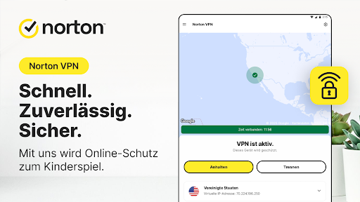 Norton VPN: Secure Wi-Fi Proxy Screenshot