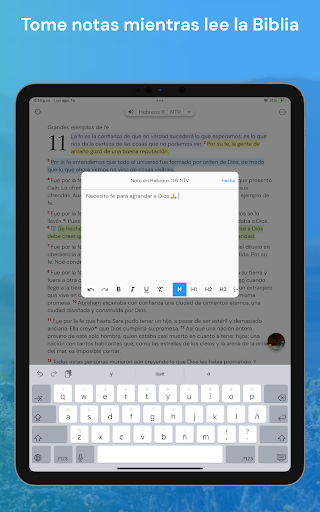 Captura de pantalla de Biblia para la Vida