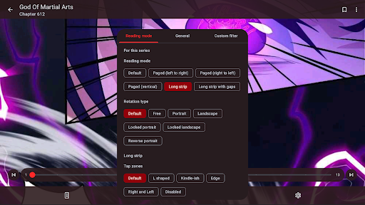 Captura de pantalla de Abyss Reader